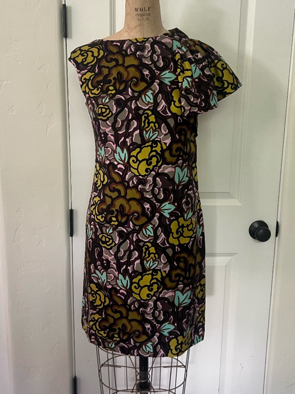Milly Retro Silk Dress